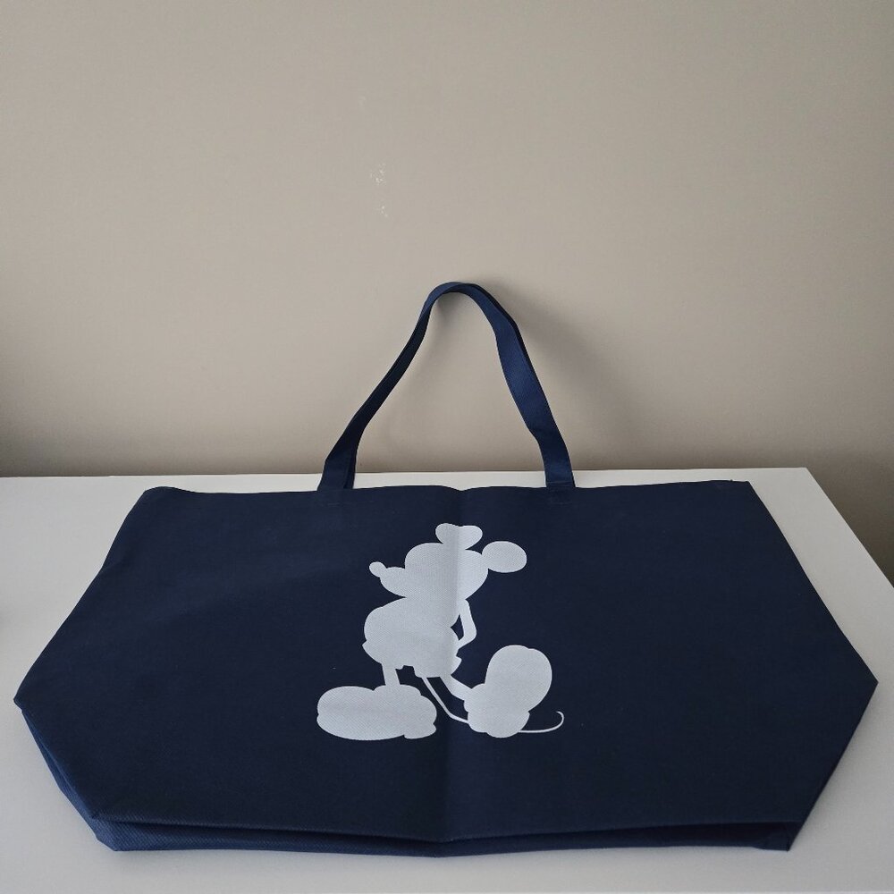 Disney Store Mickey Mouse Blue Reusable Tote Bag - NWOT